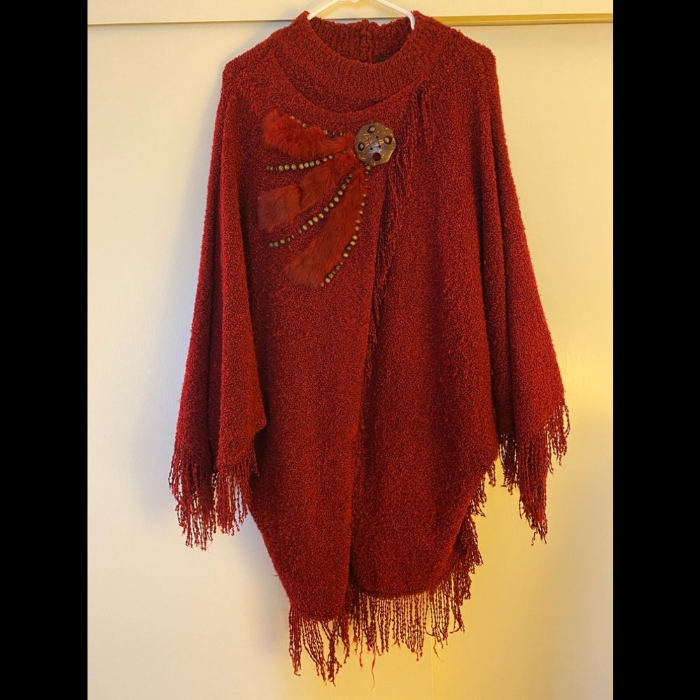 Vintage ModeLia Poncho Style Wrap Cover
